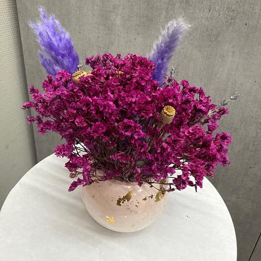 Композиция с сухоцветами 💝