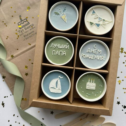 Набор mini cake to go 6шт на день рождения