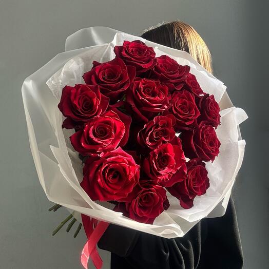 Красные розы 15 ️