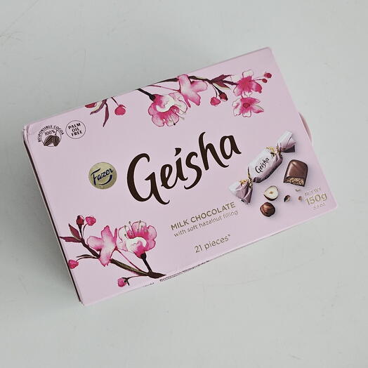 Box of "Geisha" chocolates