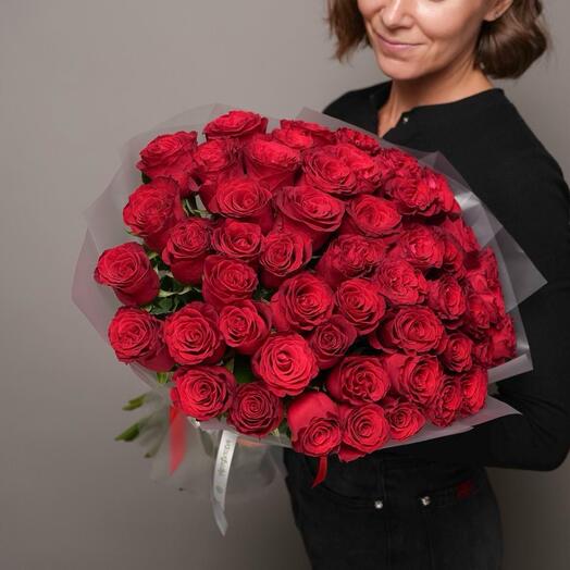 Букет роз 51 штука