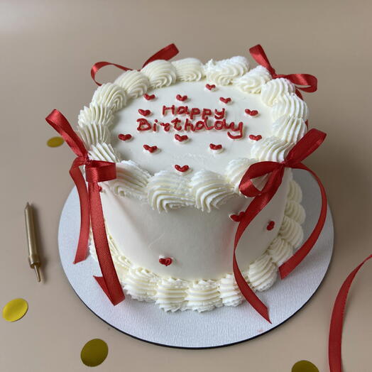 Торт бенто «Happy birthday» маме, сестре, подруге