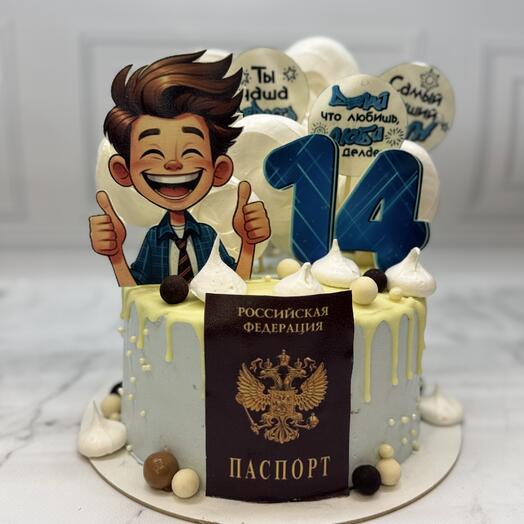 Торт на 14-тие