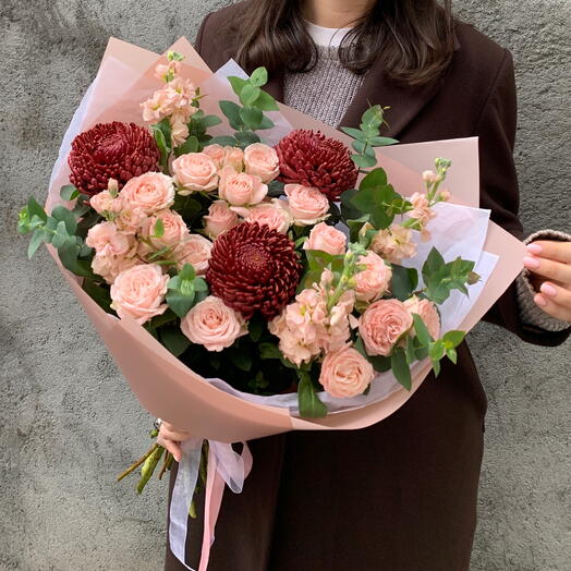 Roses and chysanthemums