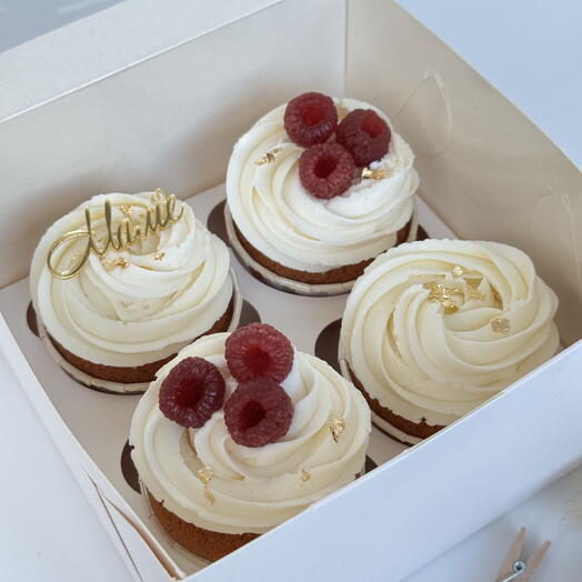 Капкейки 4 шт. для мамы