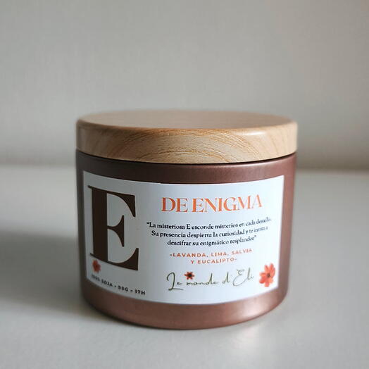 Scented candle E de Enigma 90g