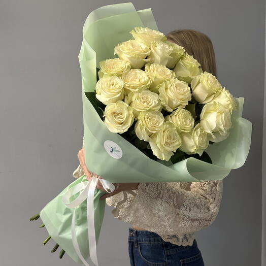 Монобукет из роз 19шт