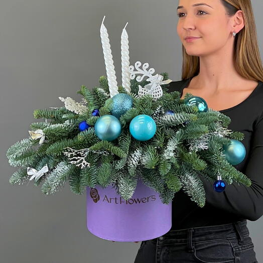 Цветы Букет Art Flowers Ледяная Карета