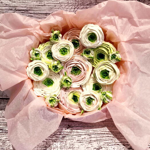 Букет из зефира - Жизнь в розовом цвете 💗