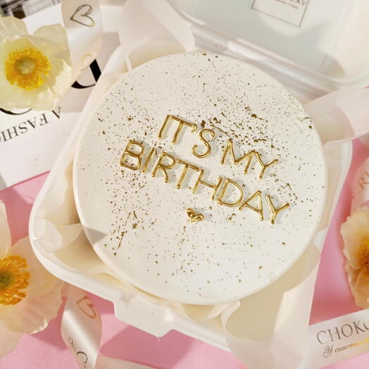 Бенто-торт на день рождения себе " IT S MY BIRTHDAY"