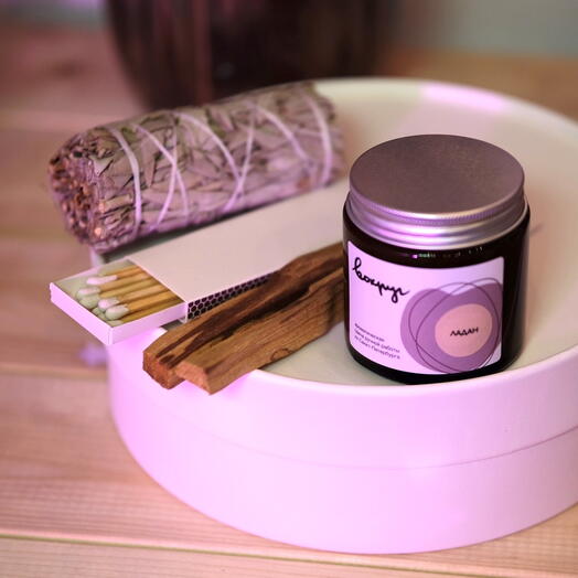 Подарочный набор в стильной круглой коробке