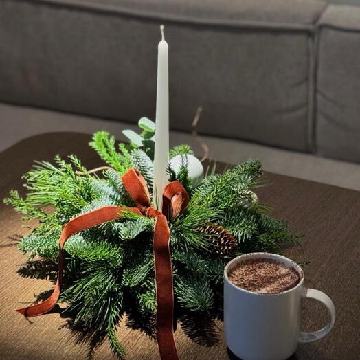 Настольная композиция из ароматной ели ECO NATURAL