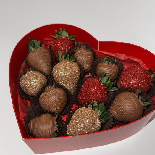 Клубника в шоколаде 🍓сердце