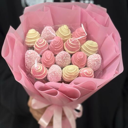 Un ramo de fresas en chocolate Cariño