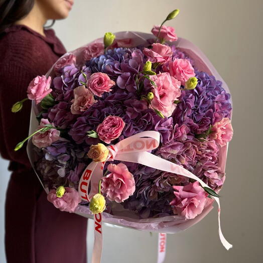 Букет "Перламутровый", размер L