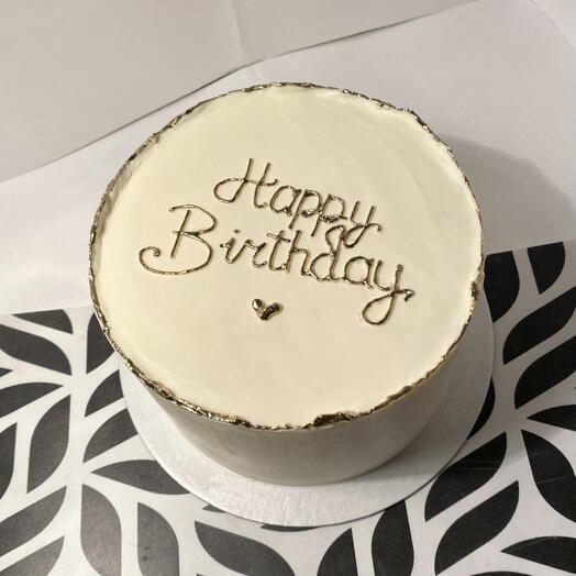 Торт 1 кг «Happy birthday» на день рождения в подарок