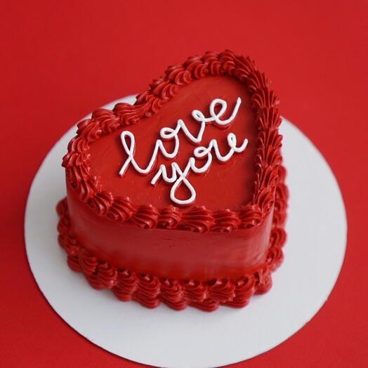 Бенто торт в форме сердца