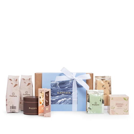 Подарочная коробка "Изумруд волны" Кантата