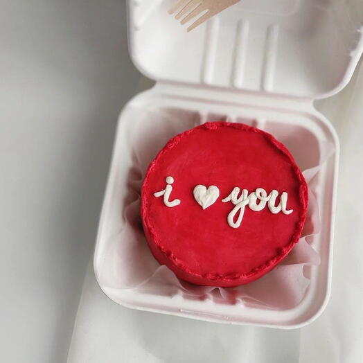 Бенто торт «I love you
