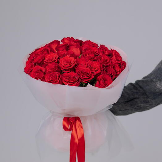 💋🌸Скидка 31% Букет из бордовых роз