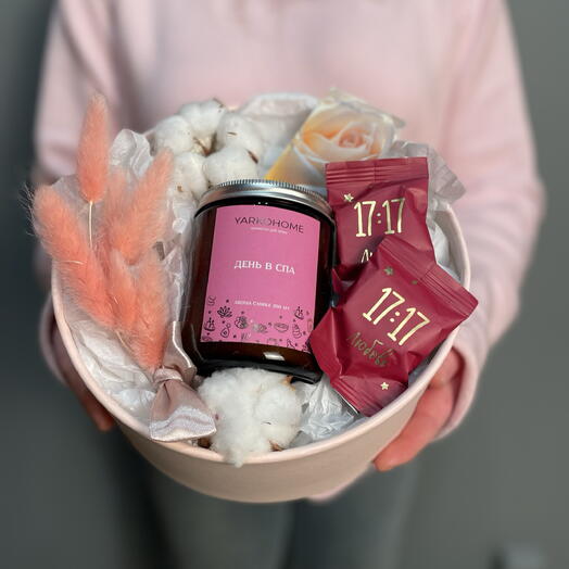 Набор « День в спа» с ароматической свечой