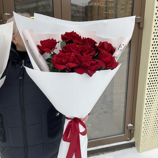Букет с французкой розой XL