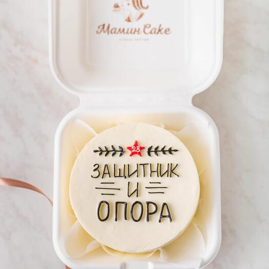 Бенто-торт "Защитник и опора"