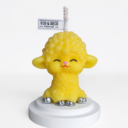 Аромасвеча Овечка Молли Лимонный Пирог