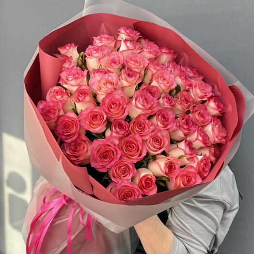 Монобукет из 51 розы 💕