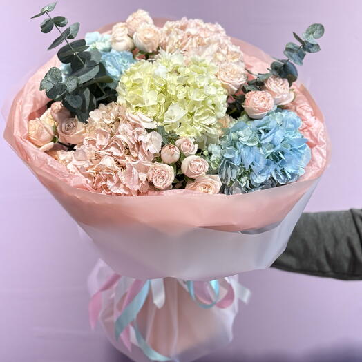 Букет сборный «Небесная нежность» 🌸