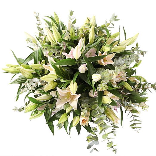 Букет из Лилий и Эвкалипта 💐💐💐