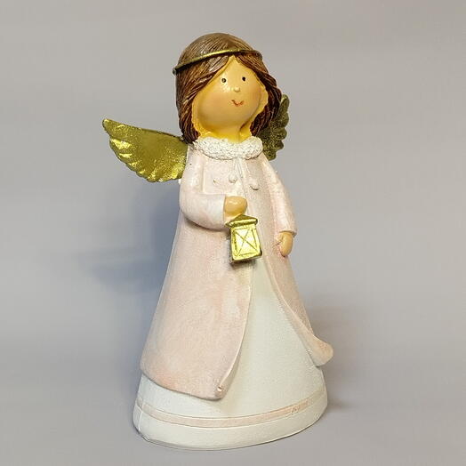 Статуэтка Ангел с фонариком в руке. Декор на Пасху