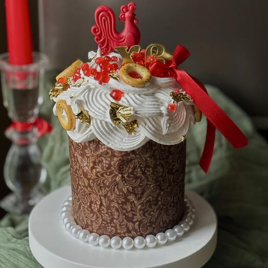 Кулич пасхальный в русском стиле , хв, пасха, дубайский кулич