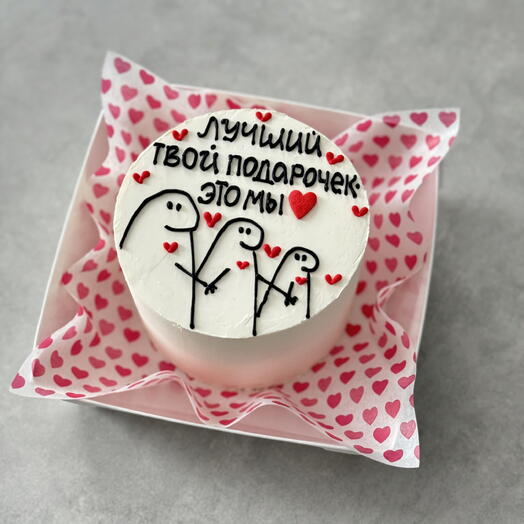 Бенто торт лучший твой подарочек