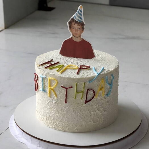 Тортик Happy birthday  с вашим фото