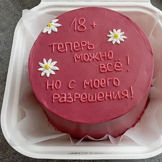 Бенто торт на 18 летие
