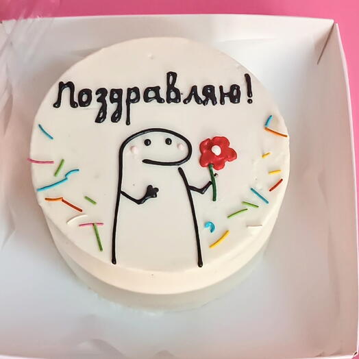 Бенто торт "Поздравляю!" в подарок