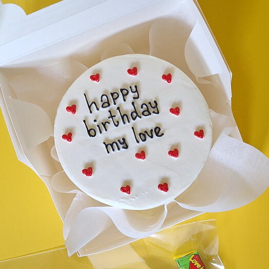 Бенто-торт "Happy birthday my love"