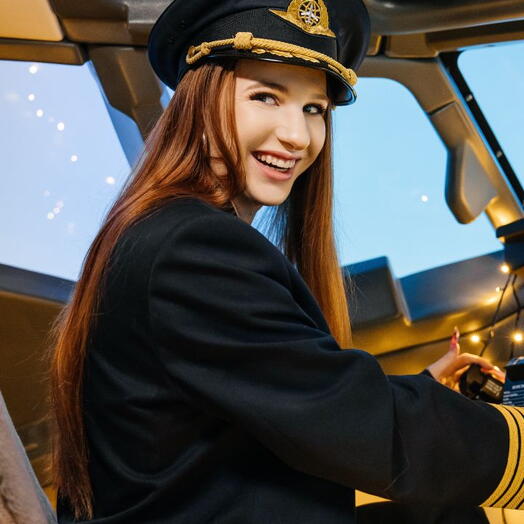 Подарочный сертификат «Полет на авиатренажере Boeing 737 МАХ» (45 минут будний день, От 1 до 2 чел.)