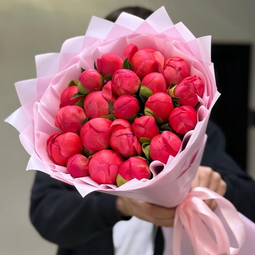 Коралловые пионы Отборные
