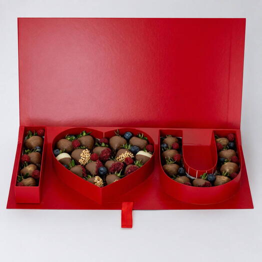 Набор I love you молочный шоколад