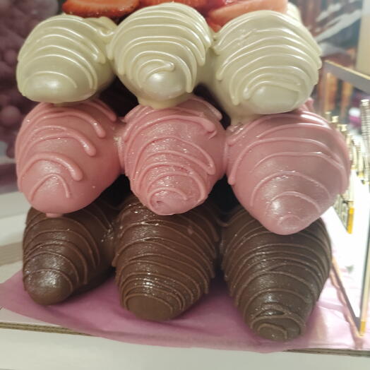 Торт из клубники в шоколаде ️🍫🍓