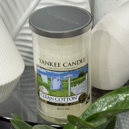 Аромасвеча Yankee Candle «Чистый хлопок»