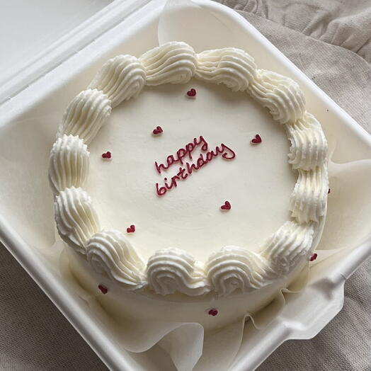 Бенто торт «happy birthday» + подарок от Vivienne Sabo — румяна MACARON