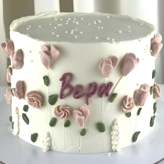 Торт девушке на день рождения, «Вера»