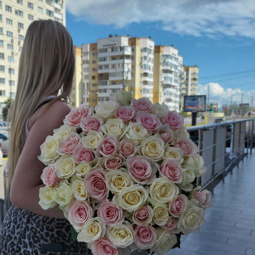 51 нежная роза