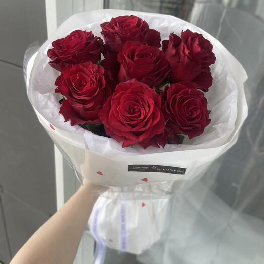 Букет из красных Роз «Mi amore»