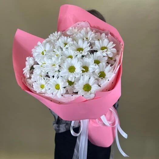 Букет кустовых ромашковых хризантем