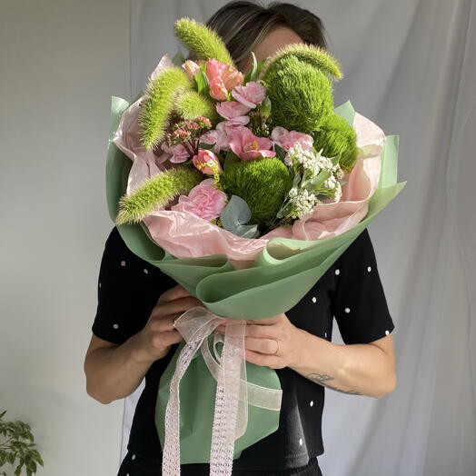 Букет с экзотикой «Креатив»🌱