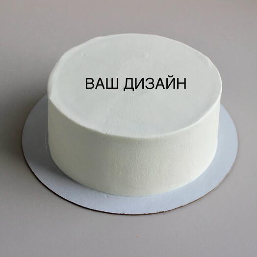 Торт Клубника-манго с вашим дизайном 1,5кг